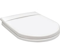 Сидение Gustavsberg Logic жесткое с крышкой, крепление из нержавеющей стали 9M016101