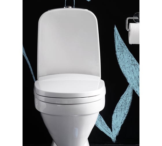 Сиденье Gustavsberg Nordic из жесткого пластика, c функцией soft closing GB1919902055