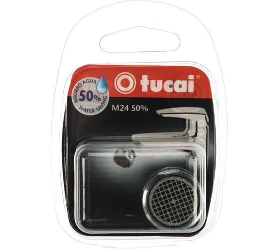 Аэратор TUCAI M24 в блистере, 50% экономия воды 201997