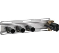 Термостат с полочкой Gessi HI-FI до 3 функций одновременно, 1/2" соединение, скрытая часть, цвет хром 63023.031