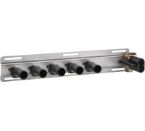 Термостат с полочкой Gessi HI-FI до 5 функций одновременно, 1/2" соединение, скрытая часть, цвет хром 63027.031