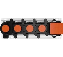 Термостат Gessi HI-FI до 3 функций одновременно, 3/4" соединение, скрытая часть, цвет хром 63013.031