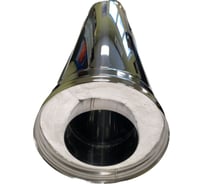 Дымоход-сэндвич ВПВ 35 O115x200 L-250мм, (внутр.-нерж.430 сталь 0,8 мм., наруж.-нерж.430 сталь, 0,5 мм.) изоляция CERABLANKET, Ип Чечихин Е.С. ДС-КВ 0003