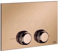 Клавиша смыва Gessi Venti20 Tece, цвет Warm Bronze Br. PVD 54657.726