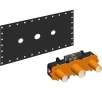 Скрытая часть герметичная для смесителя с изливом Gessi цвет хром 45089.031