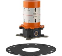 Скрытая часть для напольного смесителя Gessi цвет хром 46189.031