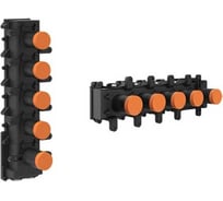 Скрытая часть для термостатического смесителя с 4 независимыми позициями Gessi цвет хром 09268.031