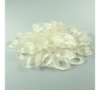 Прокладка СТМ 1/2", силикон, 18x10x2 мм, для гибкой подводки, 100шт SSFHC012-100