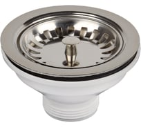 Выпуск для моек HL D90 мм с пробкой из нержавеющей стали, 6/4" HL 14/90