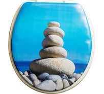 Сиденье для унитаза Delphinium SYL-400 камни 105074