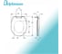 Сиденье для унитаза Delphinium SYL-3005 бабочки new 105068 2