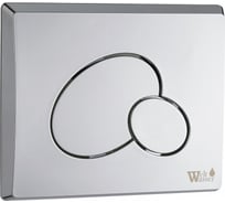 Кнопка нажимная для инсталляции WeltWasser WW MARBERG 410 RD CR круглая, хром 10000005950