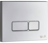 Кнопка нажимная для инсталляции WeltWasser WW MARBERG 410 SE CR хром, квадратная 10000005951
