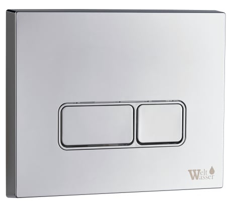 Кнопка нажимная для инсталляции WeltWasser WW MARBERG 410 SE CR хром, квадратная 10000005951