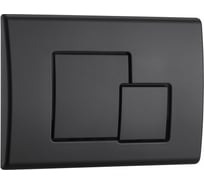 Кнопка нажимная для инсталляции WeltWasser WW MARBERG 507 SE MT-BL черная матовая, квадратная 10000010239