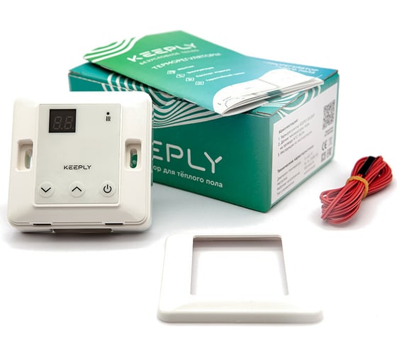 Терморегулятор белый 20.20 S KEEPLY KPL003506