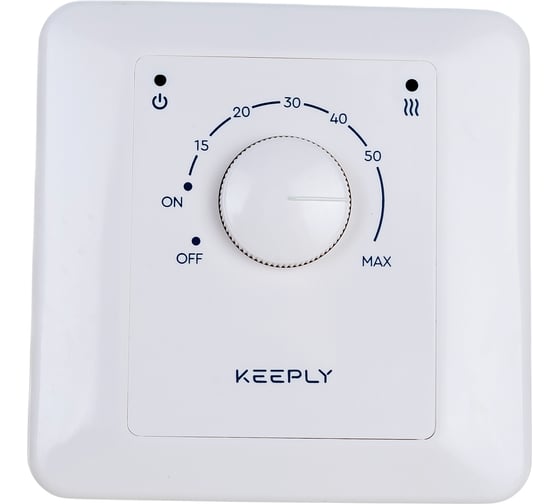 Терморегулятор белый 10.20 S KEEPLY KPL003503