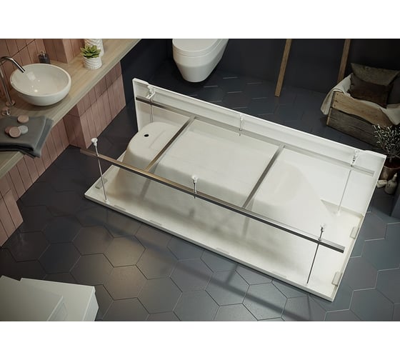 Сборный каркас к ванне AQUATEK Мия 170x80 см (шпильки) 00000136980