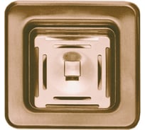 Выпуск для мойки ALVEUS POP UP BRONZE квадратный, с вертикальным переливом 1127154