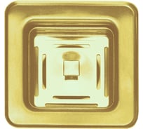 Выпуск для мойки ALVEUS POP UP GOLD квадратный, с вертикальным переливом 1127152