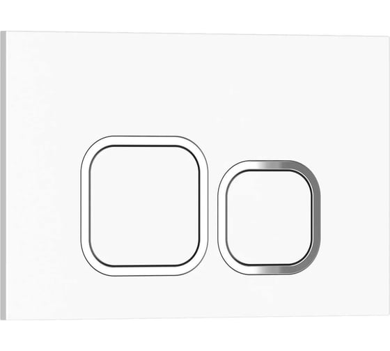 Клавиша смыва Iberica Blanca ESTI-Q 246x165 мм, белый глянцевый, пластик IB.B083.001.000