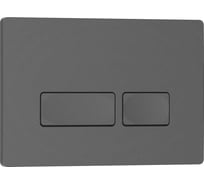 Клавиша смыва Iberica Blanca ESTI-R 246x165 мм, серый/графит матовый, пластик IB.B021.008.000