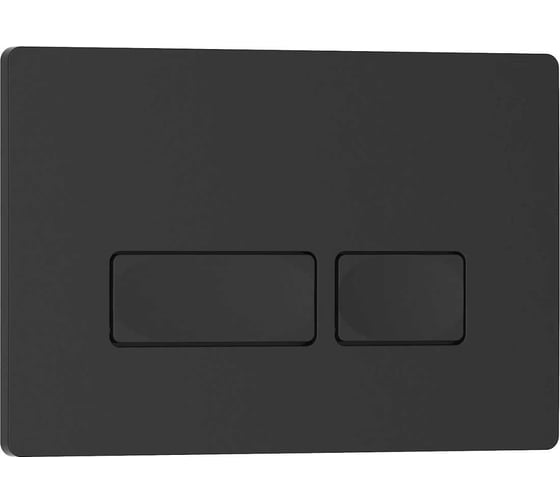 Клавиша смыва Iberica Blanca ESTI-R 246x165 мм, черный матовый, пластик IB.B021.002.000 1