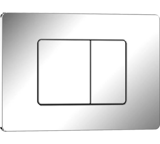 Клавиша смыва Iberica Blanca INOX-C 246x165 мм, хром глянцевый, нержавеющая сталь IB.B011.003.001