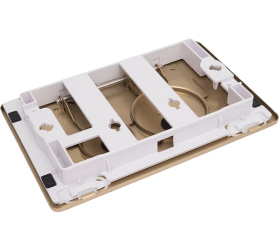 Клавиша смыва Iberica Blanca INOX-O 246x165 мм, золото матовый, нержавеющая сталь IB.B081.005.003