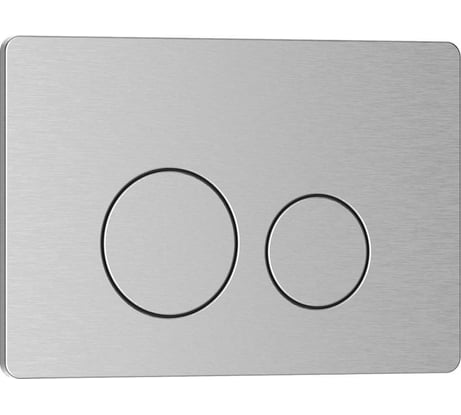 Клавиша смыва Iberica Blanca INOX-O 246x165 мм, хром матовый, нержавеющая сталь I IB.B081.003.002