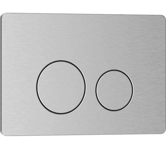 Клавиша смыва Iberica Blanca INOX-O 246x165 мм, хром матовый, нержавеющая сталь I IB.B081.003.002