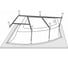 Каркас к ванне VAGNERPLAST Avona 150x90 VPK15090 1