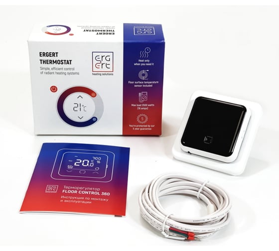Терморегулятор ERGERT Floor control 360 White