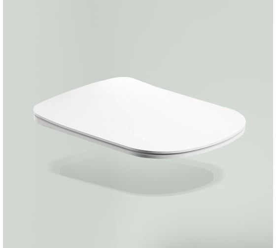 Быстросъемное дюропластовое сиденье с медленно опускающейся крышкой, подходит для всех унитазов Lavinia Boho 33290100 1
