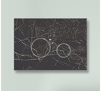 Каменная клавиша смыва Lavinia Boho RelFix, цвет greek black, c антибактериальным покрытием 38050902