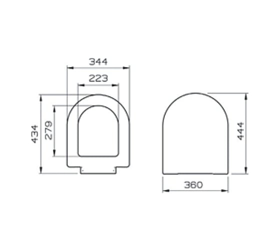 Сиденье для унитаза VITRA S50 микролифт 72-003-309