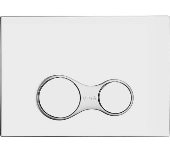 Кнопка смыва VITRA Sirius глянцевый хром 740-0480