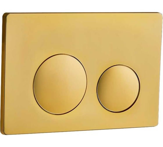 Кнопка слива RGW золото браш, двойной смыв SWH-07Gb 68420007-06