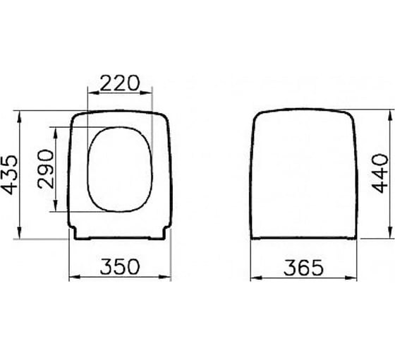 Сиденье VITRA Metropole дюропласт, микролифт, съемные петли 90-003-009