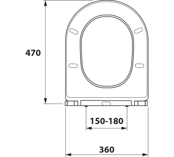 Крышка с сиденьем DP микролифт для унитаза OWL 1975 T190101 Eld Cirkel-H OWLC19-001