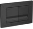 Кнопка слива RGW черный, двойной смыв SWH-05B 68420005-04 1