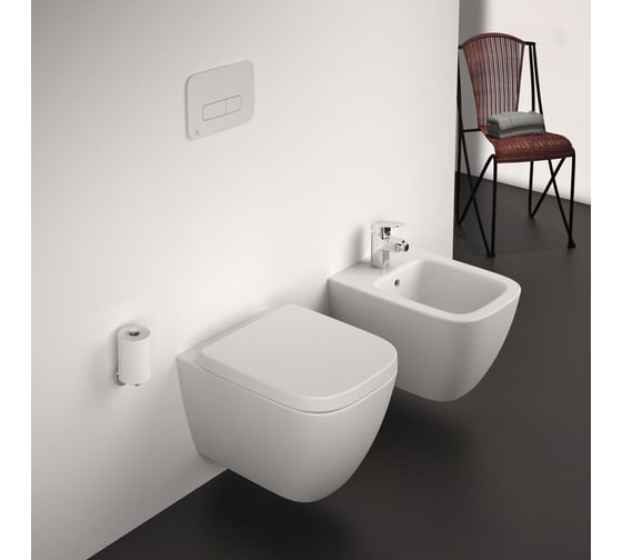 Сидение и крышка для унитаза Ideal Standard T473701 i.life S с функцией плавного закрытия, дюропласт, с функцией fast fix (легкосъемное) 00077501