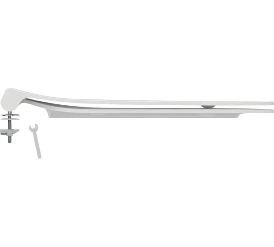 Ультратонкое сидение и крышка для унитаза Ideal Standard T481301 i.life A с функцией плавного закрытия, дюропласт, с функцией fast fix (легкосъемное) 00078676