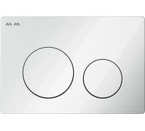 Клавиша для инсталляции AM.PM PrimeFit L пластик, белый глянцевый I090101
