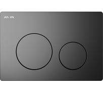 Клавиша для инсталляции AM.PM PrimeFit L пластик, черный матовый I090138