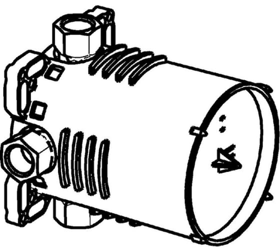 Скрытая часть для вентиля Hansa Varox 40010000
