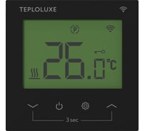 Терморегулятор электронный Теплолюкс Pontus wi-fi черный 100037088500