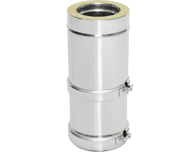 Труба Телескоп Термо L 300-450 ТТТ-Р 316-0.5/304 D150/210 с хомут ТЕПЛОВиСУХОВ TS.PR3.TRT.0150.58852 1