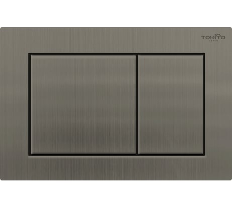 Кнопка смыва для инсталляции Tokito TATSUMAKI SQUARE GUN METAL TOK-TATSUMAKI-SQ-GM