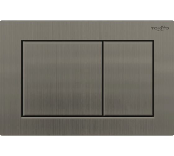 Кнопка смыва для инсталляции Tokito TATSUMAKI SQUARE GUN METAL TOK-TATSUMAKI-SQ-GM